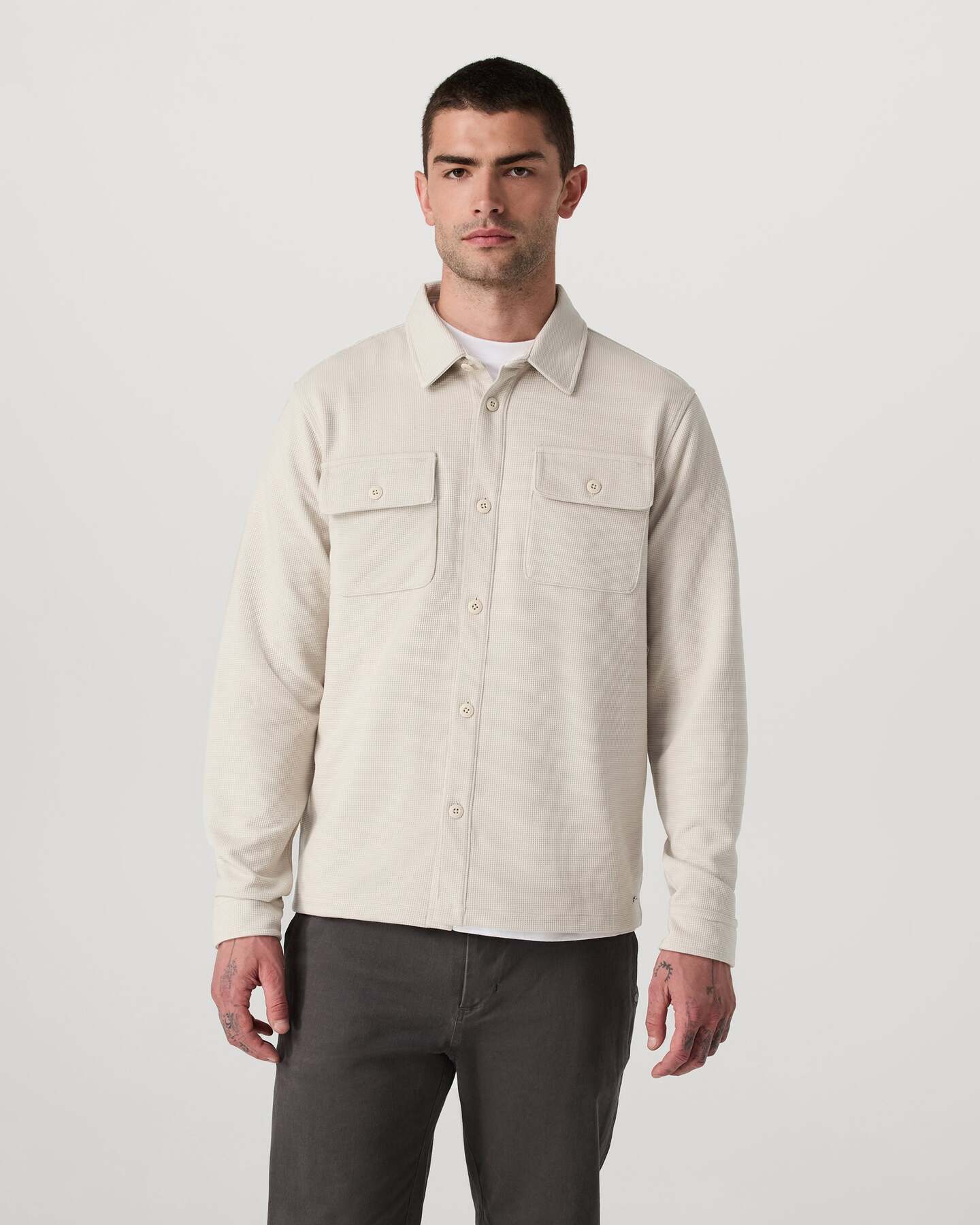 Waffle Shirt Jacket