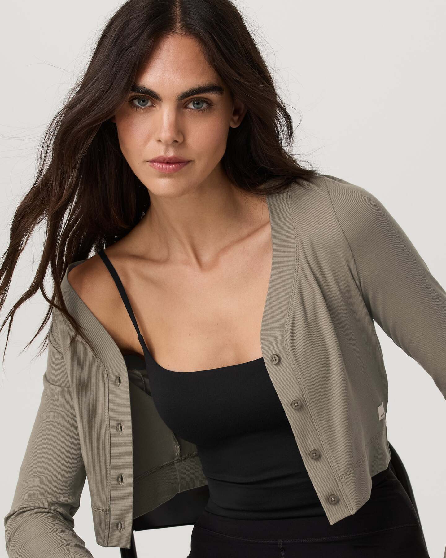 Long Sleeve Pose Mini Cardigan