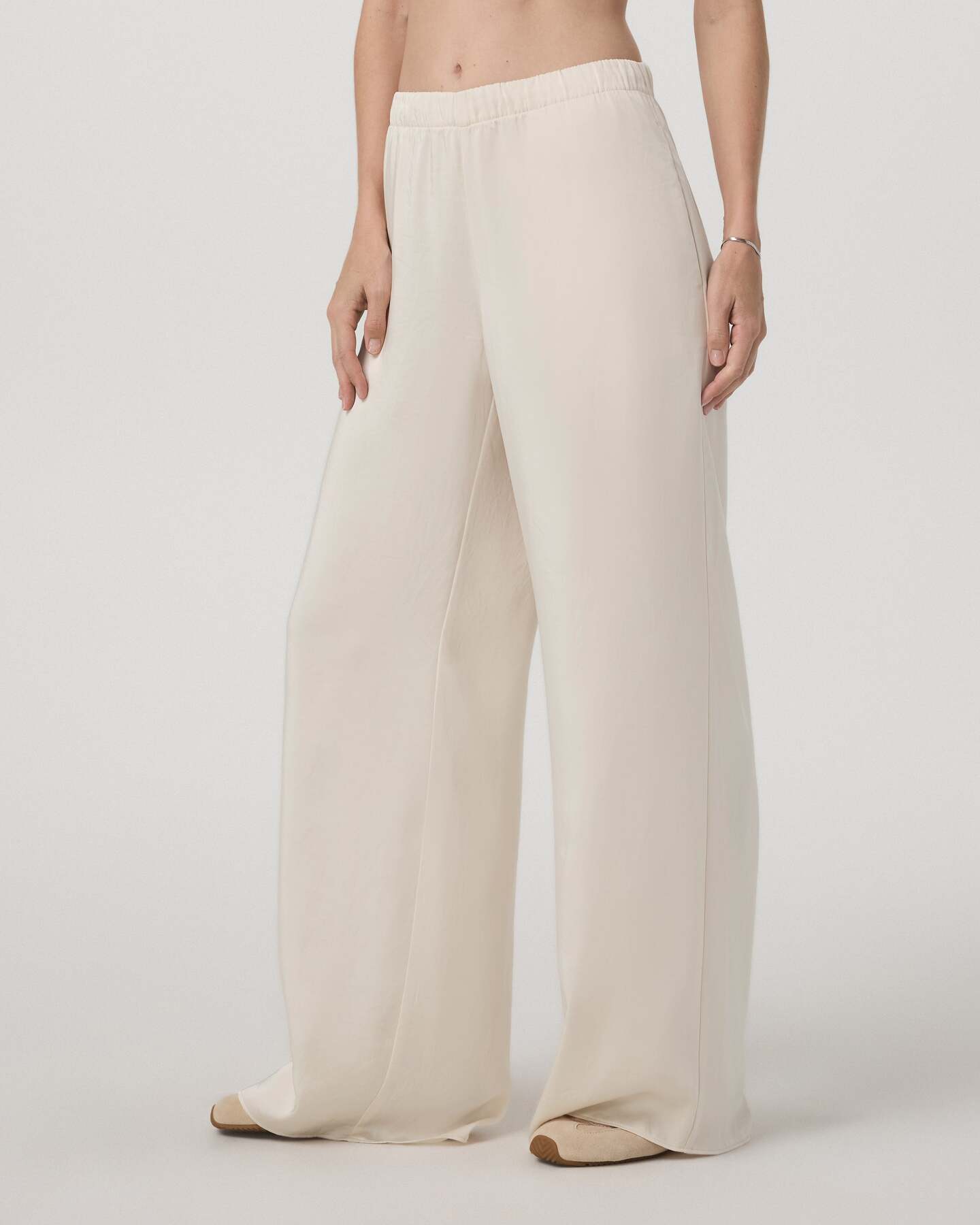 Nova Satin Wideleg Pant