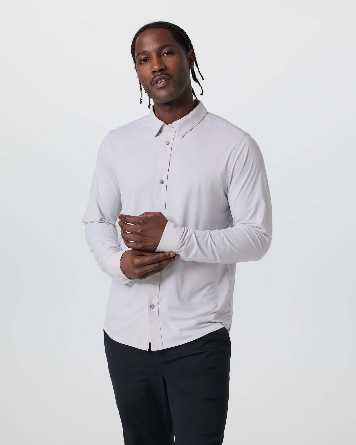 Long Sleeve Travellite Button Down